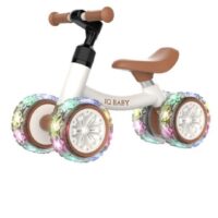 אופני איזון לקטנטנים עם גלגלי סילקון ואורות