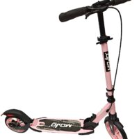 קורקינט מקצועי גלגלים גדולים MOJO וורוד - שחור - לבן