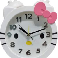 שעון שולחן מעורר של Asera Hello Kitty לעיצוב חדר ילדים