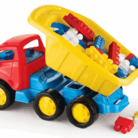 Dolu Toys משאית עם ארגז מתרומם (ענק)